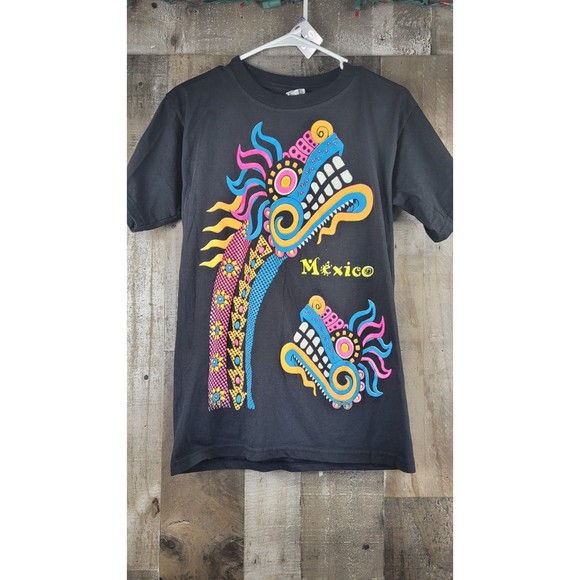 Mexico Thessh Tee With Nice colorful hit on front and back Adult Med - Picture 1 of 6